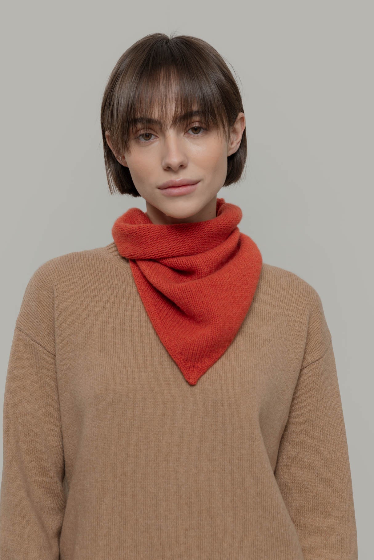 Bandana Masha en cachemire recyclé Rifò