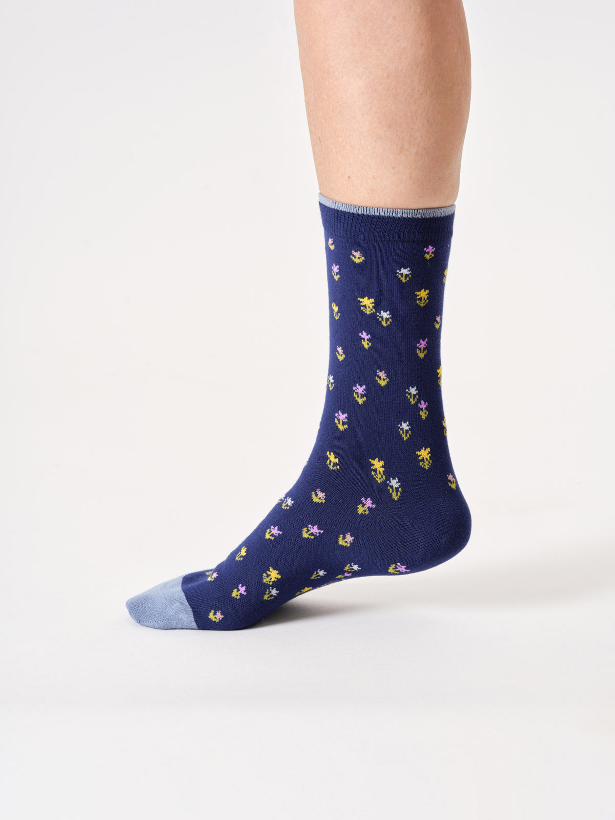 Chaussettes Ditsy petites fleurs en bambou