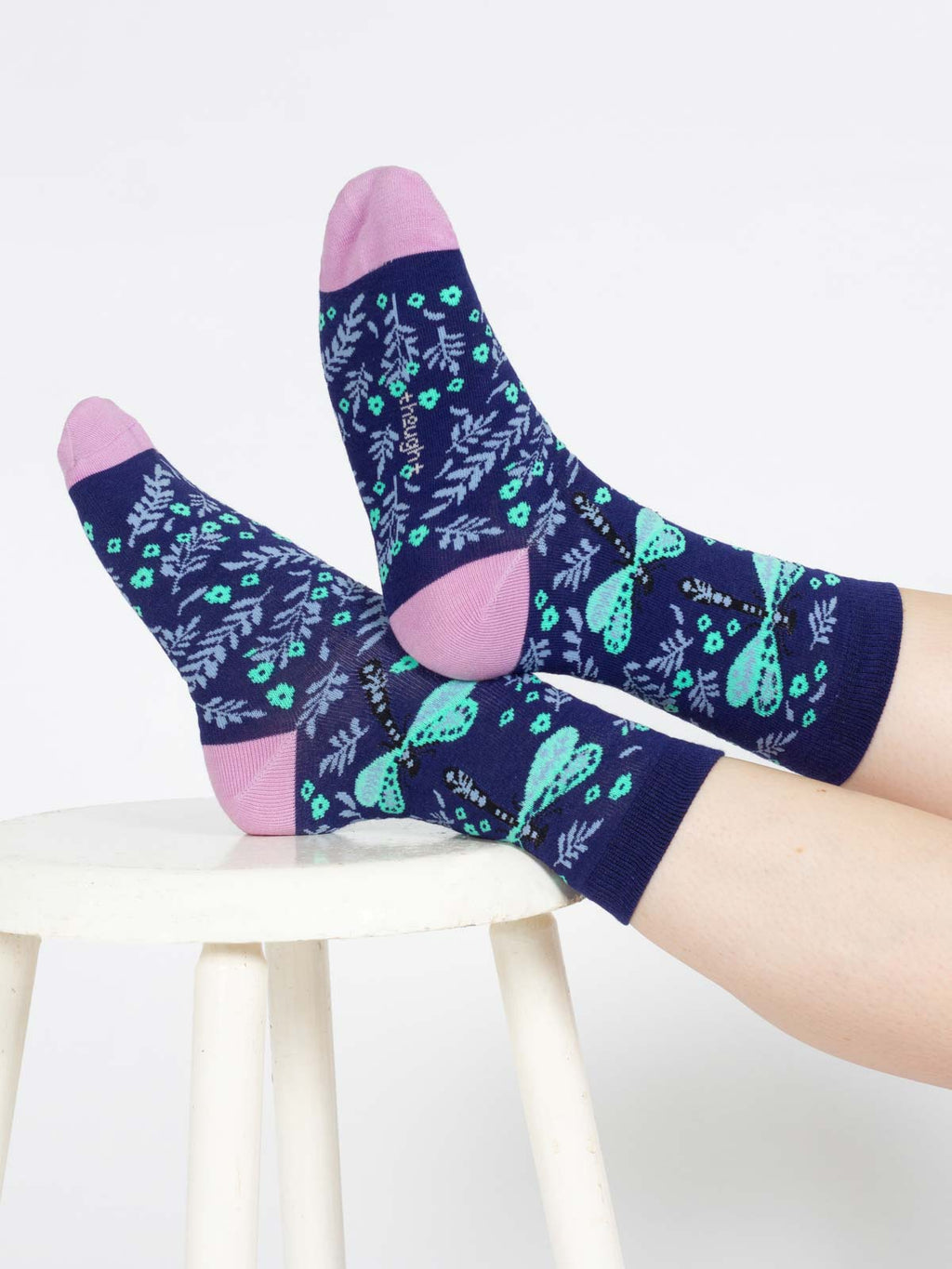 Chaussettes libellules en bambou