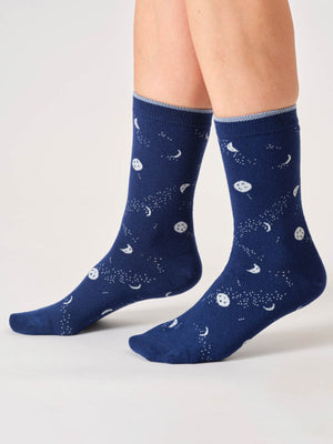 Coffret chaussettes étoiles, coeurs et fleurs en bambou
