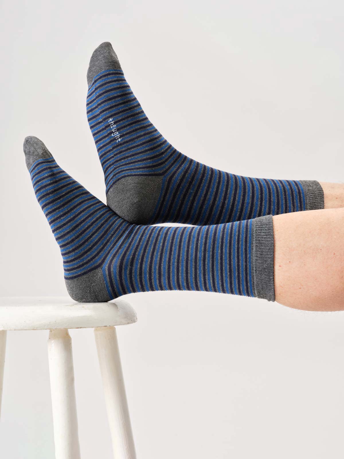 Trio de chaussettes pour homme en bambou