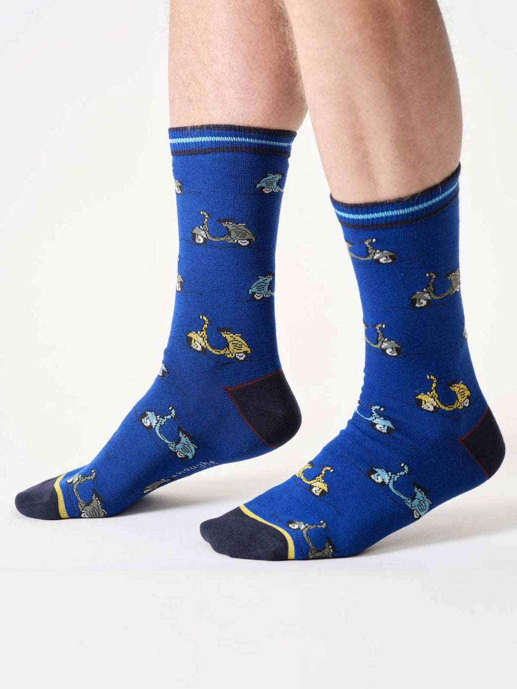 Chaussettes scooters en coton bio homme