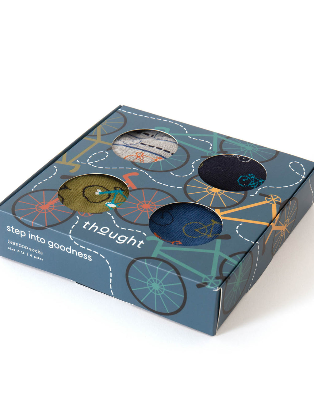 Coffret-4-paires-chaussettes-homme-moti-vélos-bambou-coton-bko-Thought