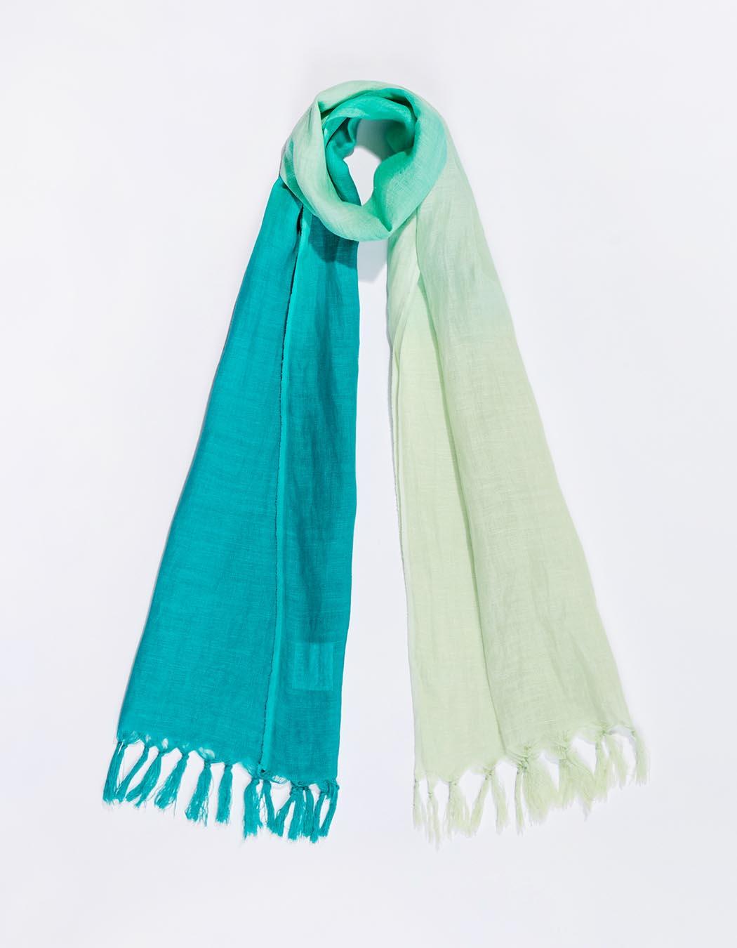 Foulard Hugo tie and dye en lin