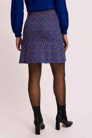 Jupe blue windows en maille de coton bio