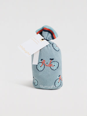 Chaussettes vélo (homme) en bambou dans une pochette