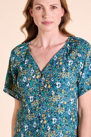 Robe Imprimée Floral Et Son Bandeau Assorti 'floriane' - Orange clair Robe Imprimée Floral Et Son Bandeau Assorti 'floriane' - Orange clair