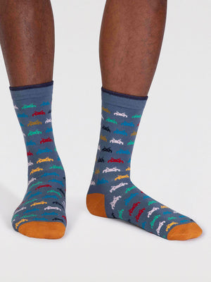Chaussettes bambou space invaders pour homme