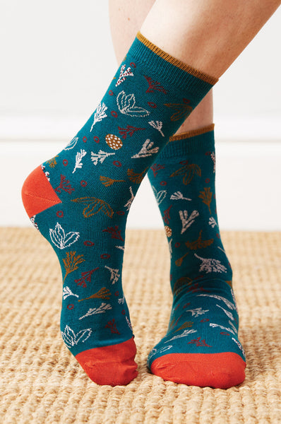 Chaussettes coton bio fille - motif dauphin