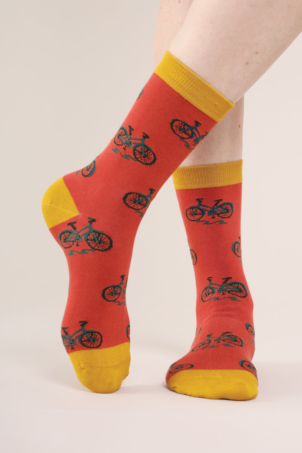 Chaussettes bicyclettes pour femme en bambou