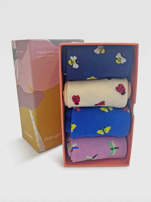 Coffret chaussettes insectes en coton bio