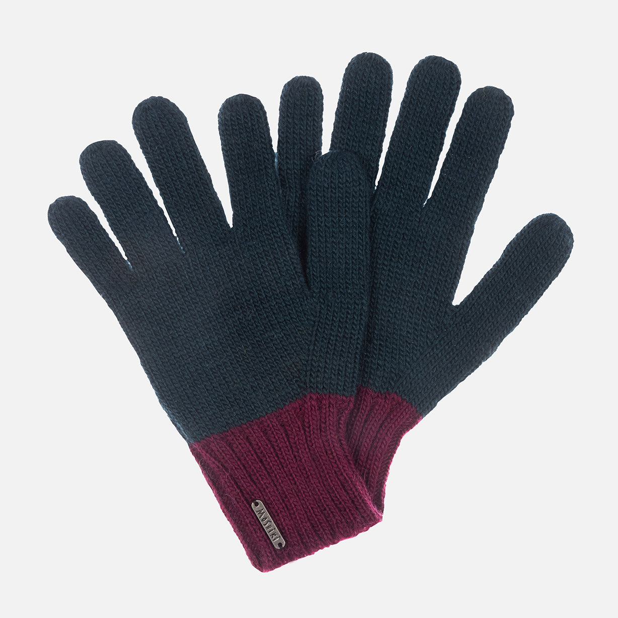 Gants Nisaya bicolores en laine