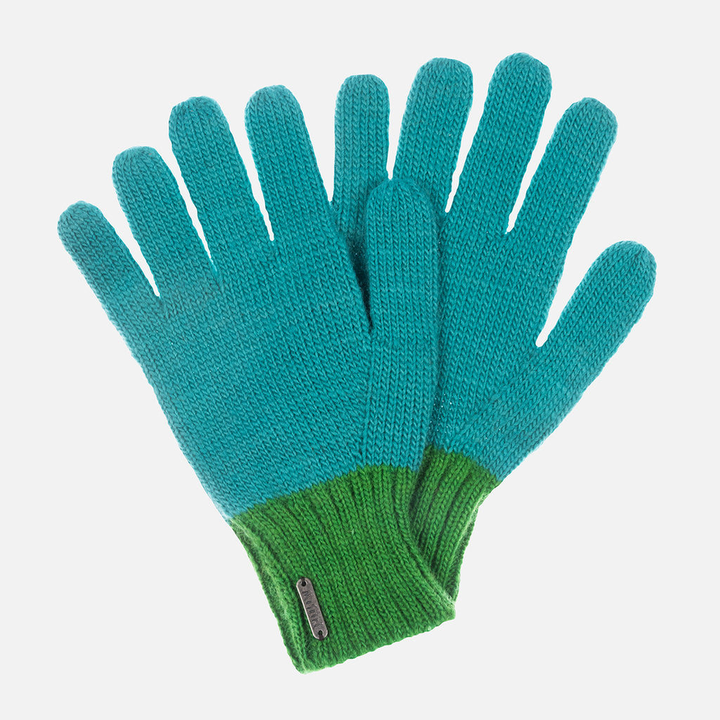 Gants Nisaya bicolores en laine