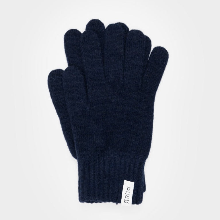 gants-homme-bleu-marine-cachemire-recycle-Pierpaolo-rifo