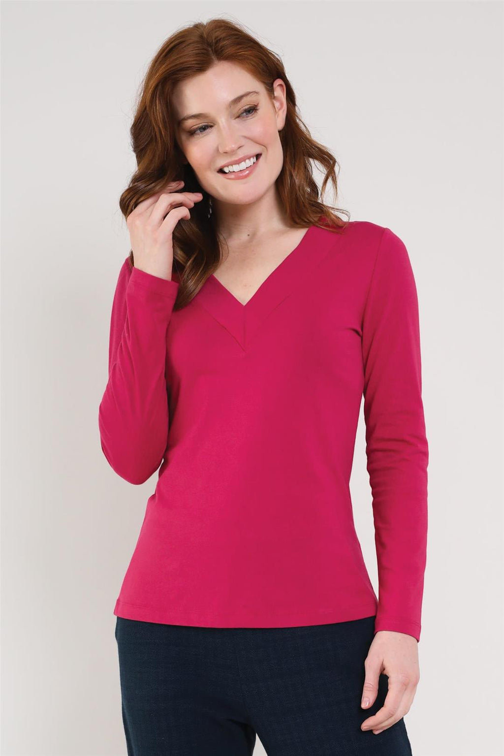 Top rouge crimson en coton bio Nomads Clothing