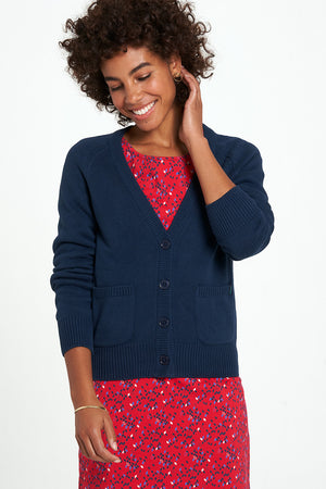 Gilet maille de coton bio