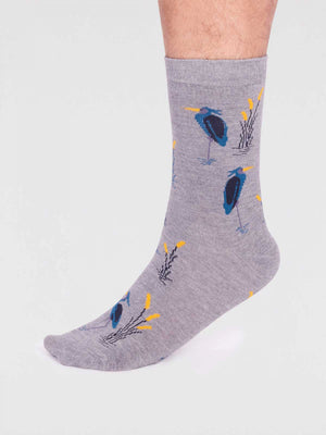Coffret de chaussettes oiseaux pour homme en bambou
