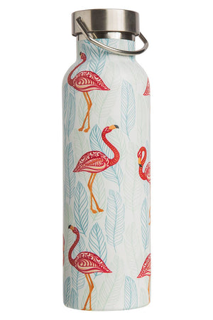Gourde thermos flamand rose