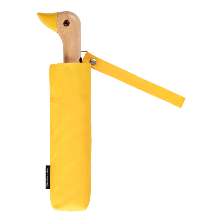 Parapluie canard en matière recyclée et bois